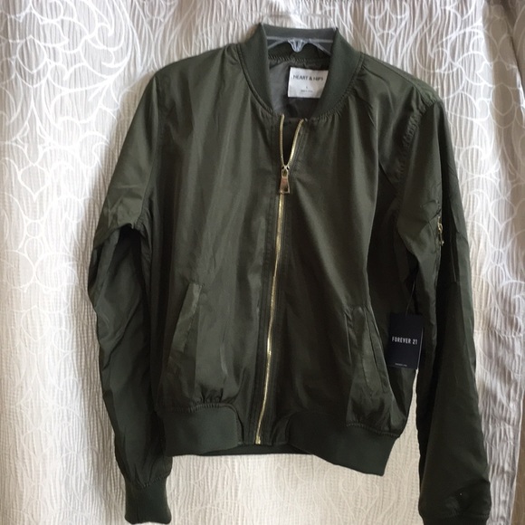 Jackets & Blazers - Heart & Hips satin bomber jacket